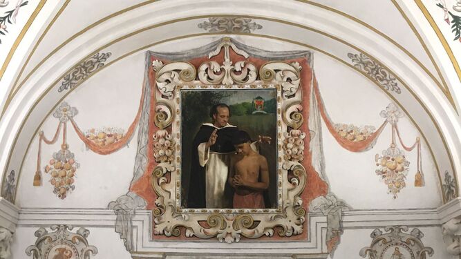 La pintura de fray Bartolomé de las Casas.