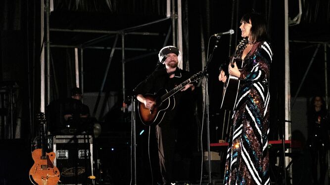 Eva Amaral y Juan Aguirre ofrecieron un extraordinario concierto.