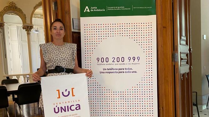 La asesora de programa del Instituto Andaluz de la Mujer en Almería, María Montagut.