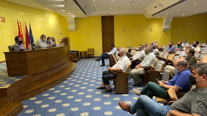 José Antonio Fernández, portavoz de la Mesa del Agua de Almería participa en la reunión del ‘Circulo por el Agua’ en defensa del trasvase Tajo-Segura celebrada en Murcia