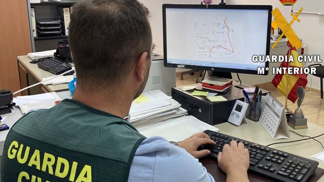 La Guardia Civil investiga a una persona por simular un delito de robo de vehículo en Albox