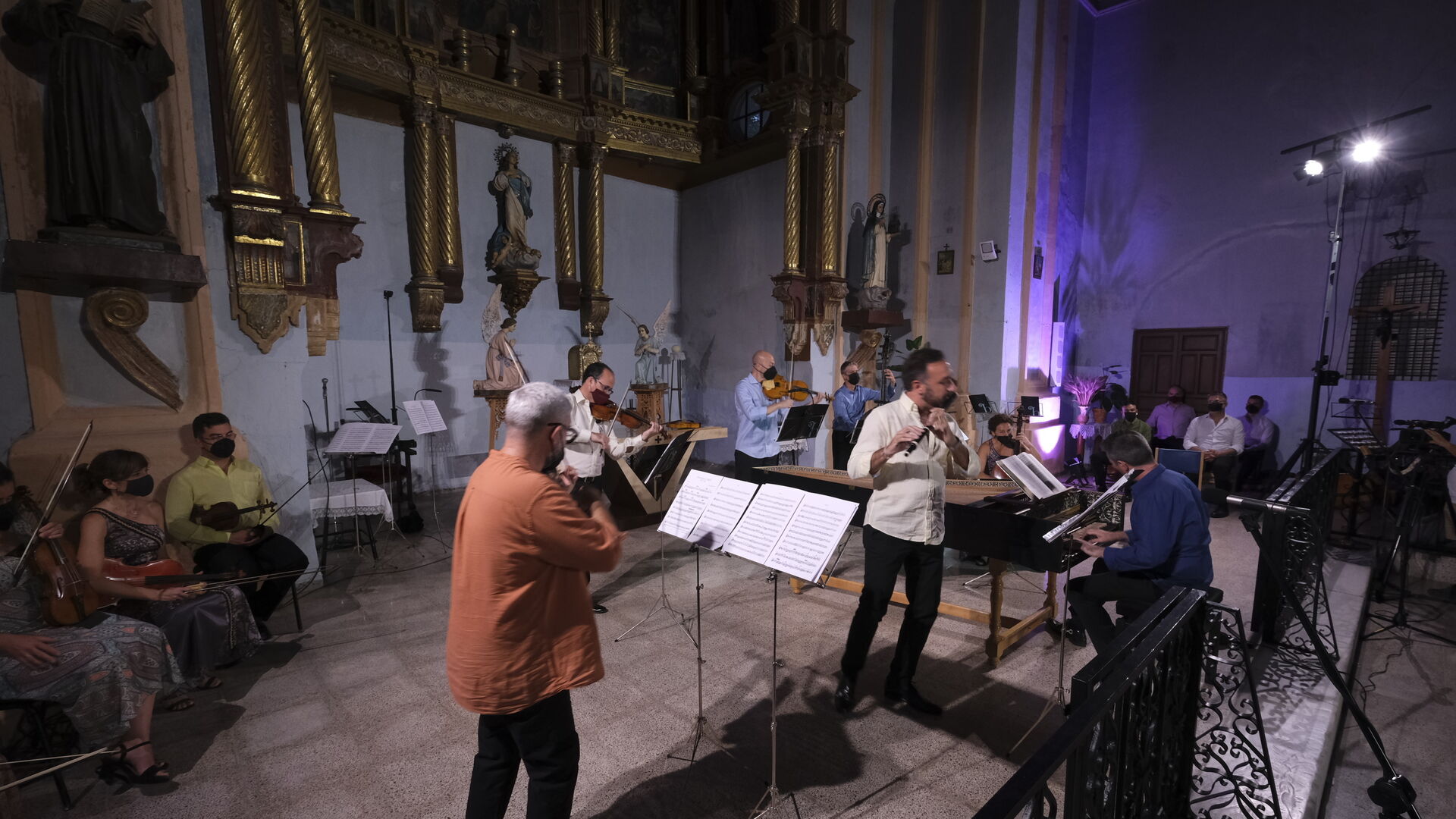 Fotogaler&iacute;a concierto Orquesta Barroca de Sevilla. Festival V&eacute;lez Blanco