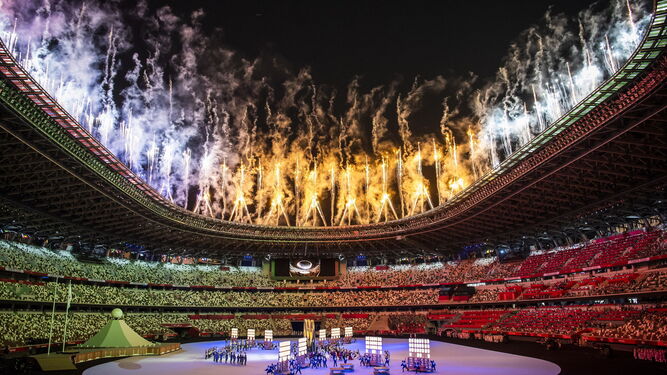 Tokio en la inauguración de los Juegos Olímpicos