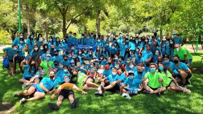 El campamento de verano de Níjar se cierra con 100 nuevos amigos