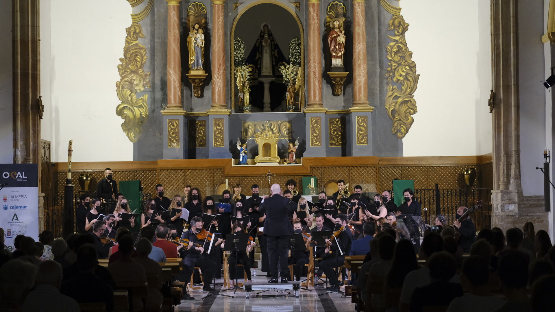 Fotogaler&iacute;a concierto Orquesta Ciudad de Almer&iacute;a y la Coral Aeonium Ensemble. Festival de M&uacute;sica Renacentista y Barroca de V&eacute;lez Blanco 2021.