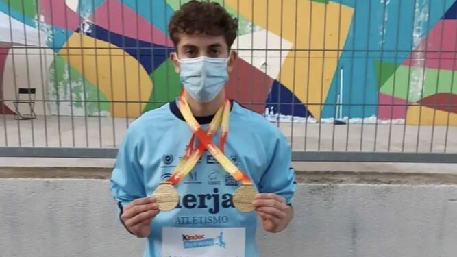 Roquetas de Mar felicita a Lozano por sus medallas en el Campeonato de España