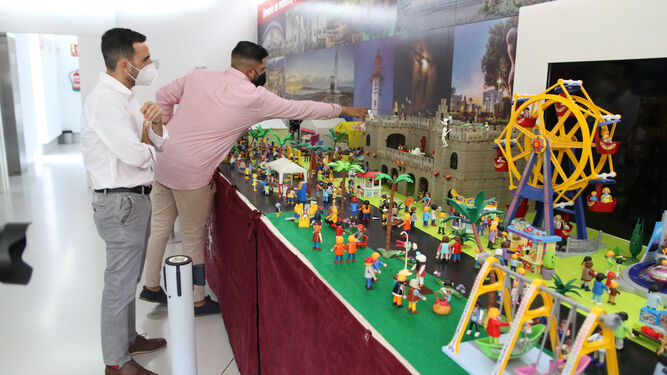 Una exposición recrea el Recinto Ferial de Almería con mil piezas de Playmobil