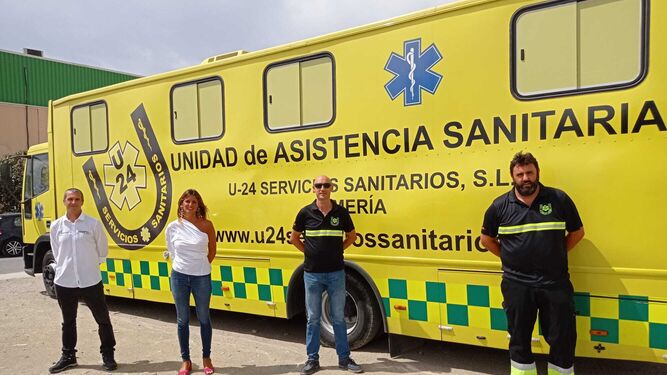 La almeriense U24, dos años al frente de los servicios sanitarios de La Vuelta