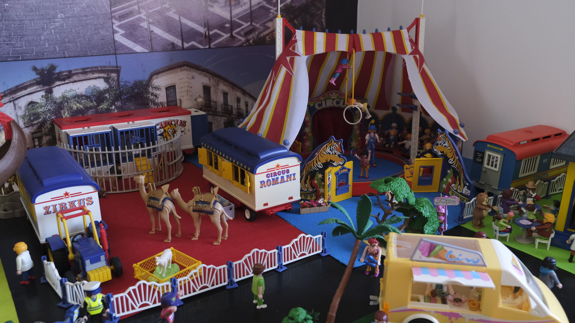 Fotogaler&iacute;a de los playmobil en la Feria de Almer&iacute;a.