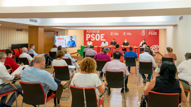 Reunión de la Comisión Ejecutiva del PSOE de Almería
