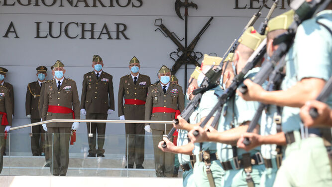 El Jefe del Estado Mayor del Ejército preside el acto conmemorativo del CI aniversario de La Legión
