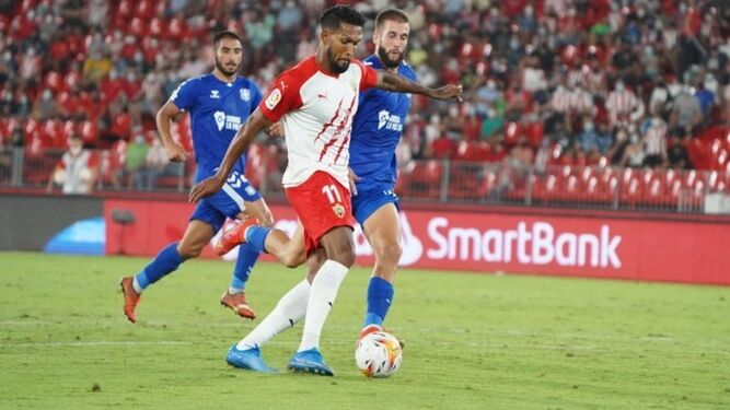 Sousa entró por Sadiq y disputó la prolongación ante el Tenerife