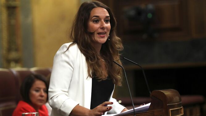 Noelia Vera, en el Congreso de los Diputados.