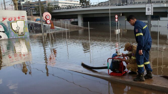 Inundaciones en Grecia.