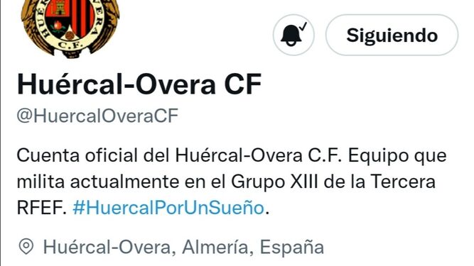 El Huércal-Overa celebra sus más de 4.000 seguidores en 'Twitter'