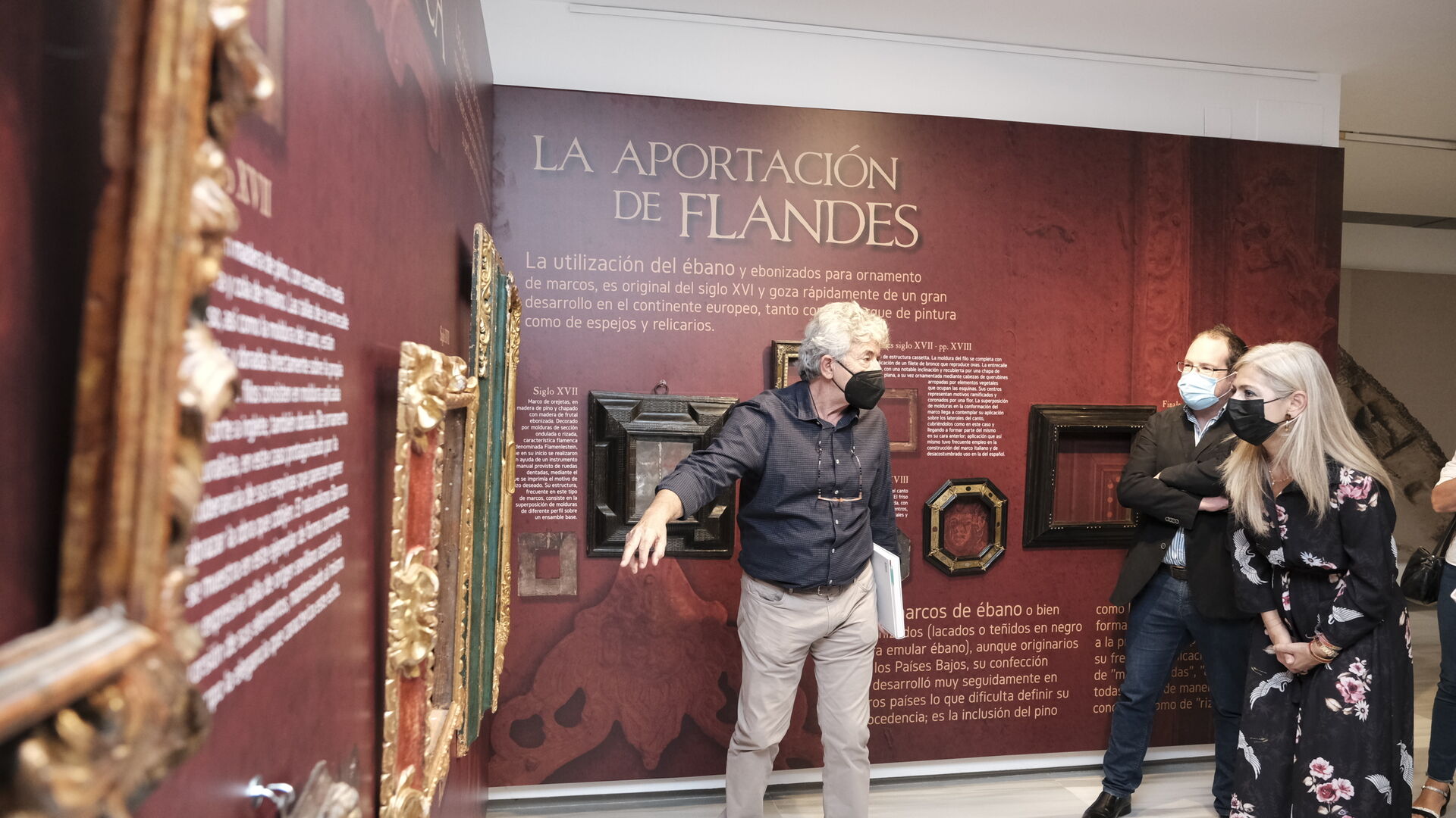 Fotogaler&iacute;a inauguraci&oacute;n exposici&oacute;n El Marco Barroco Espa&ntilde;ol. Museo de Almer&iacute;a.