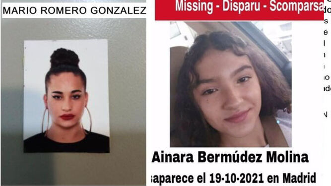 Buscan desde hace días a una niña de 13 años desaparecida en Madrid y a un chico de 16 en Collado Villalba
