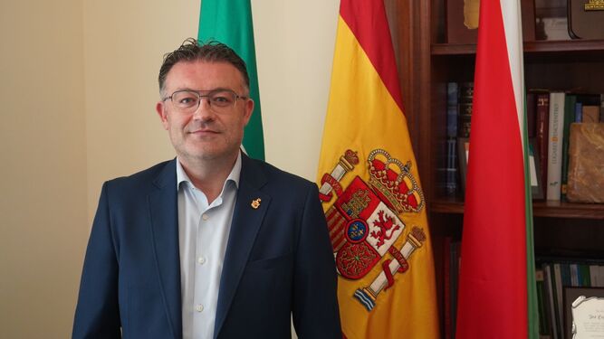 José Carlos Lupión, alcalde de Berja, atiende a Diario de Almería previo a la feria que hoy se inaugura.