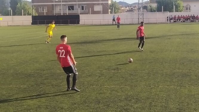 Imagen del partido entre Huércal-Overa CF y Lorca Deportiva.