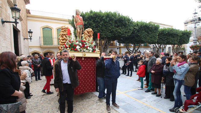 La imagen de San Sebastián, uno de los patrones de Níjar, será restaurada