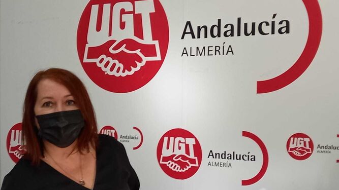 Carmen Vidal, secretaria general de UGT Almería.