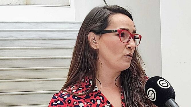 Carmen Mateos, portavoz de Podemos en el Ayuntamiento de Almería