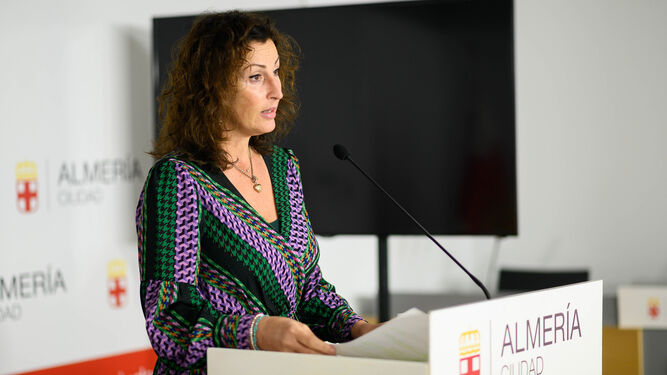 María Vázquez, portavoz del equipo de gobierno del Ayuntamiento de Almería