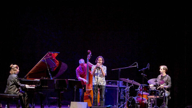 Gonzalo del Val Trío & Benet Palet durante su concierto en el Apolo.