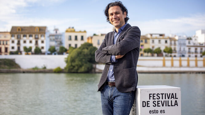 Rodrigo Cortés, en el Festival de Sevilla, donde presentó su nuevo largometraje, ‘El amor en su lugar’.