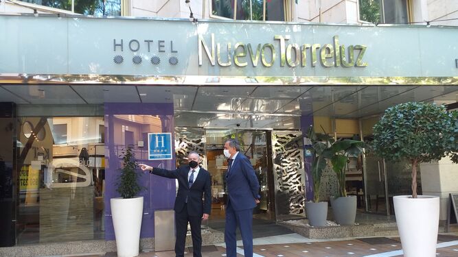 Visita del delegado al Hotel Torreluz y el grupo Gestihotels en la capital.