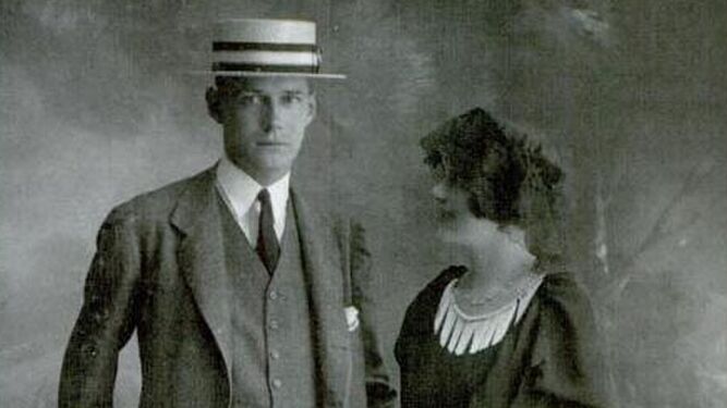 Harry y Polly (Caresse) Crosby el día de su boda, en septiembre de 1922.