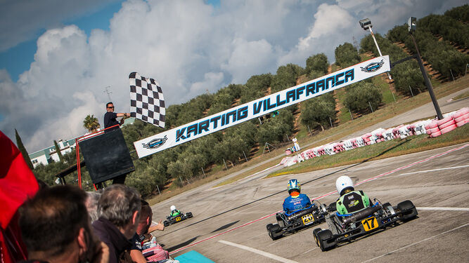 La prueba se celebró en el karting de Villafranca