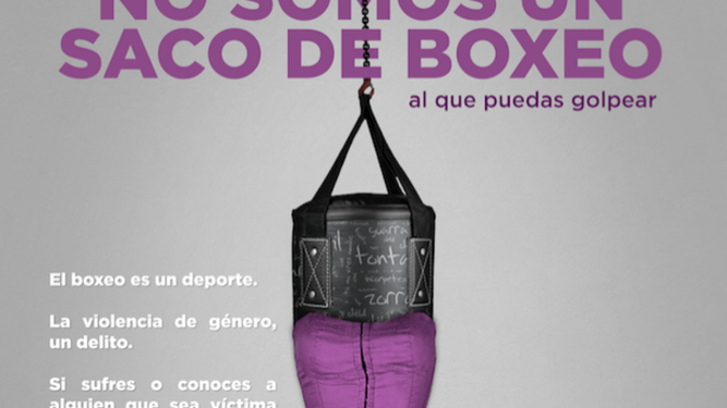 ‘No somos un saco de boxeo que puedas golpear’, nueva acción contra la violencia de género en Huércal