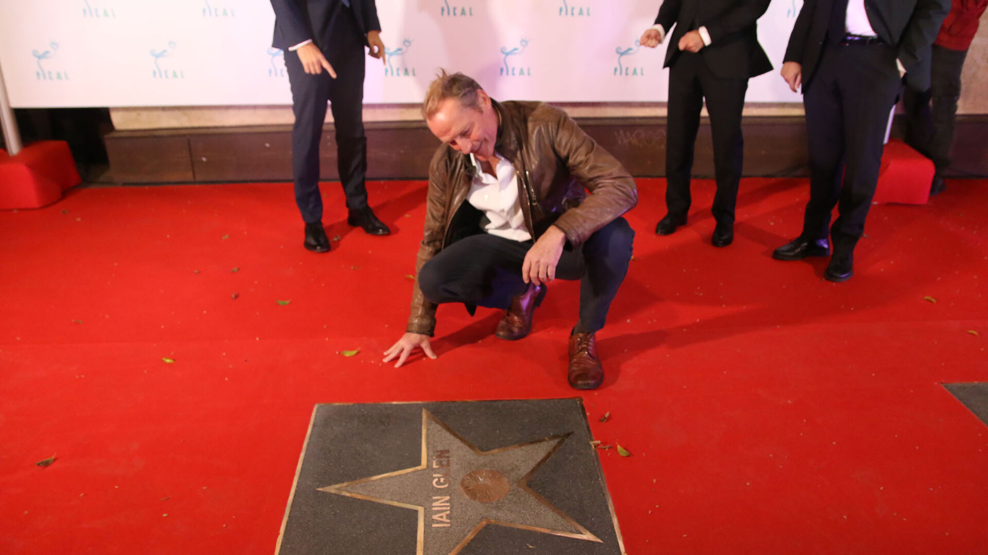 Fotogaler&iacute;a premio 'Almer&iacute;a tierra de cine' y estrella en el Paseo de la Fama al actor Iain Glen