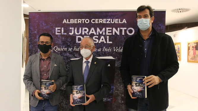 Alberto Cerezuela con Gabriel Amat y Juanjo Salvador.