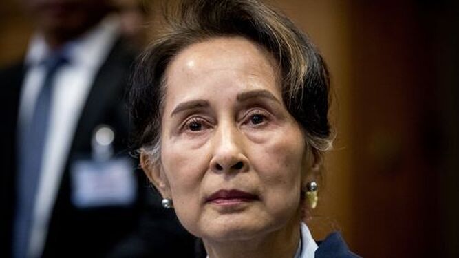 La nobel de la paz Suu Kyi