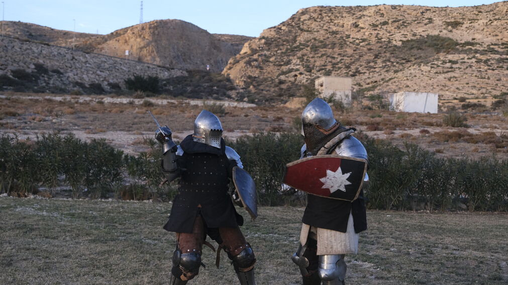 Fotogaler&iacute;a de los combates medievales en Almer&iacute;a