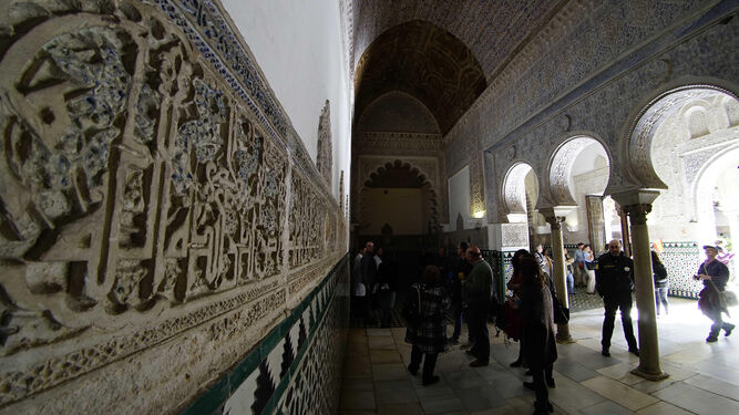Uno de los espacios del interior del Real Alcázar.
