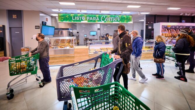 Imagen de un supermercado Mercadona