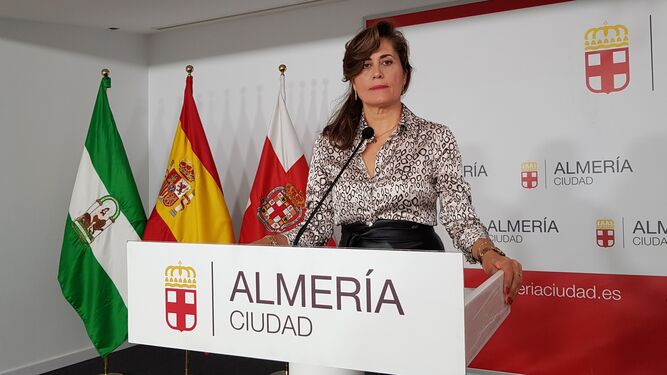 Carmen Aguilar es concejala del PSOE en el Ayuntamiento de la capital