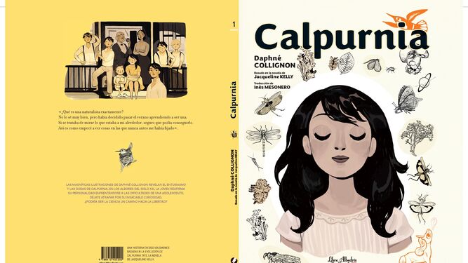 La cubierta del cómic de Calpurnia Tate llega de la mano de Libre Albedrío.