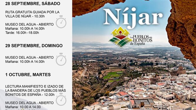 La Villa de Níjar renueva  entre los Pueblos Más Bonitos de España