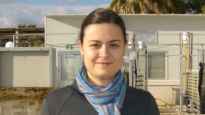 La investigadora de la Universidad de Almería Cynthia González