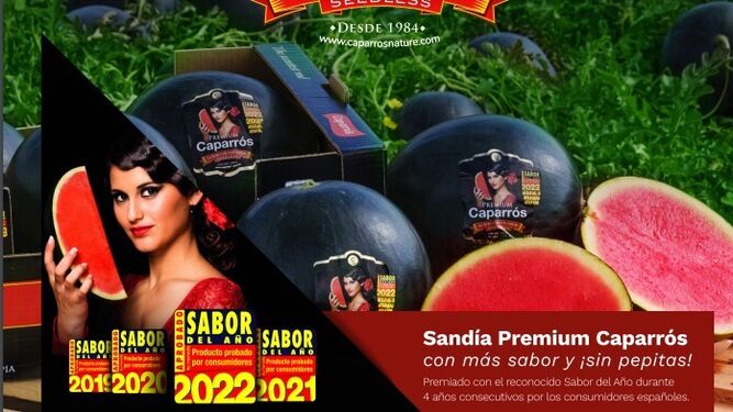 La sandía Caparrós Premium es elegida Sabor del Año 2022