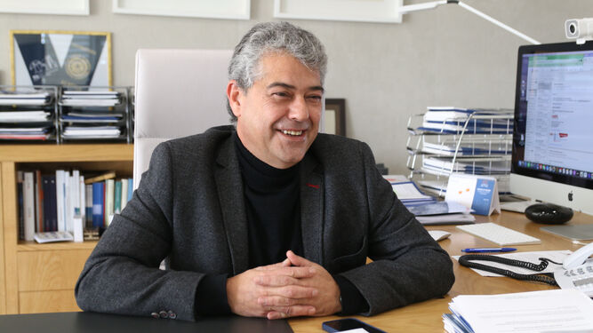 Carmelo Rodríguez Torreblanca, rector de la Universidad de Almería, hace balance de sus dos legislaturas  cuando prácticamente le queda un año para acabar su proyecto de gobierno
