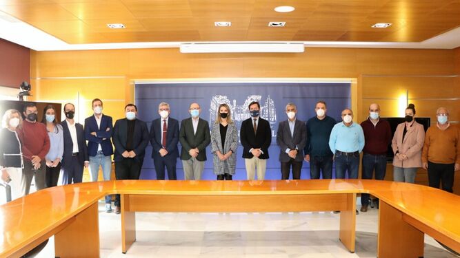 Reunión del comité organizador del Foro DATAGRI en El Ejido