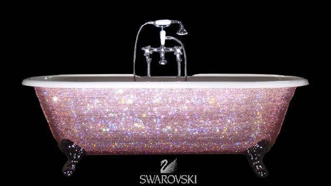 La bañera con cristal de Swarovsky que Beyoncé y Jaz-Z regalaron a su hija.
