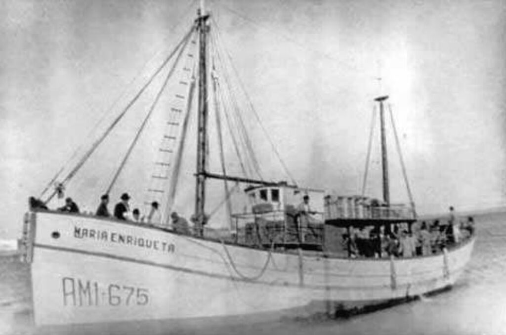 A&Ntilde;O 1949 | El hundimiento del barco Mar&iacute;a Enriqueta | Seis marineros ahogados.