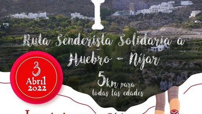 La solidaridad unirá los 5 kms entre La Glorieta y el barrio de Huebro, en Níjar