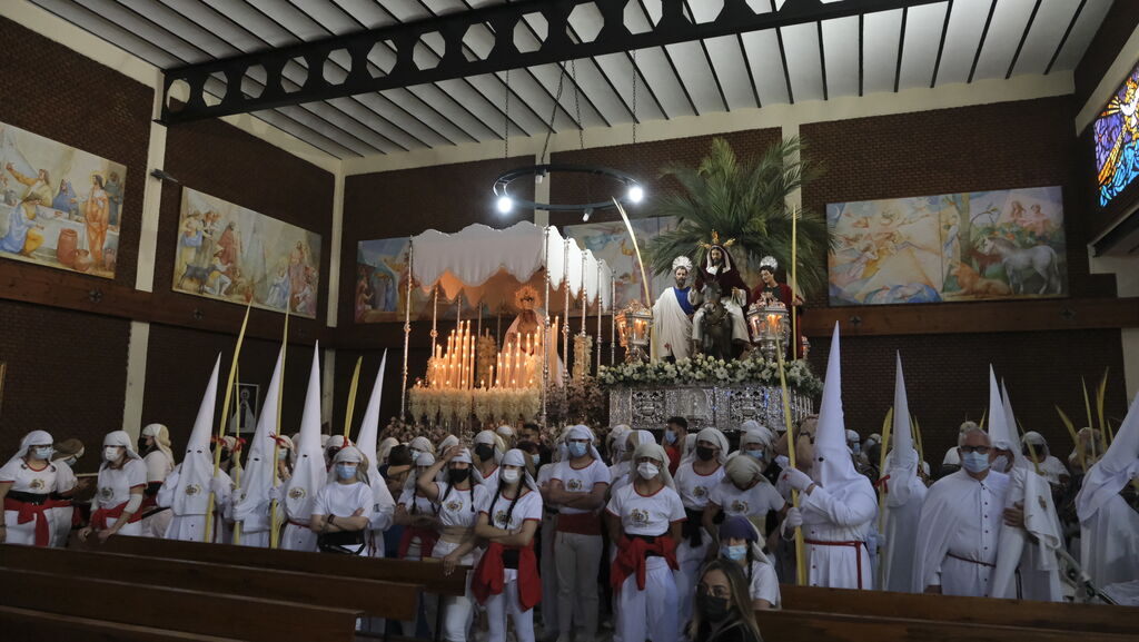 Fotogaler&iacute;a de la procesi&oacute;n de La Borriquita en Almer&iacute;a. Semana Santa 2022.